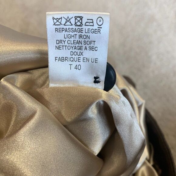 Rodika Zanian brown skirt jacket set sz 40 - Picture 7 of 14